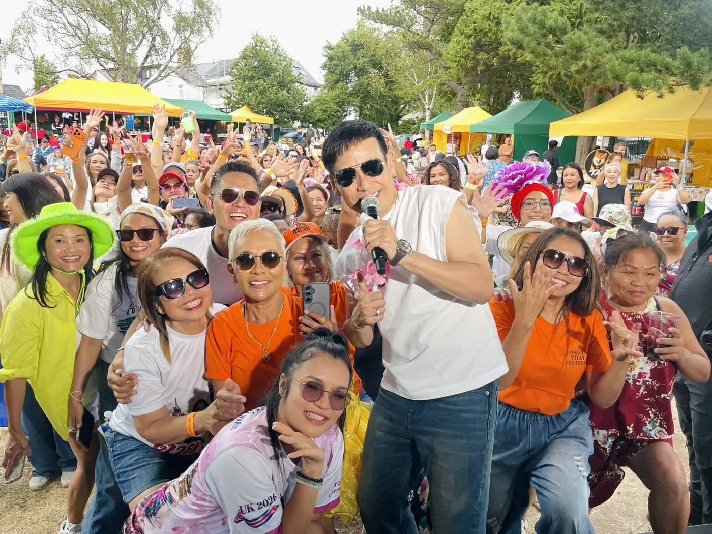 The crowd at the main stage &mdash; Onzon Thai Food & Drink Festival